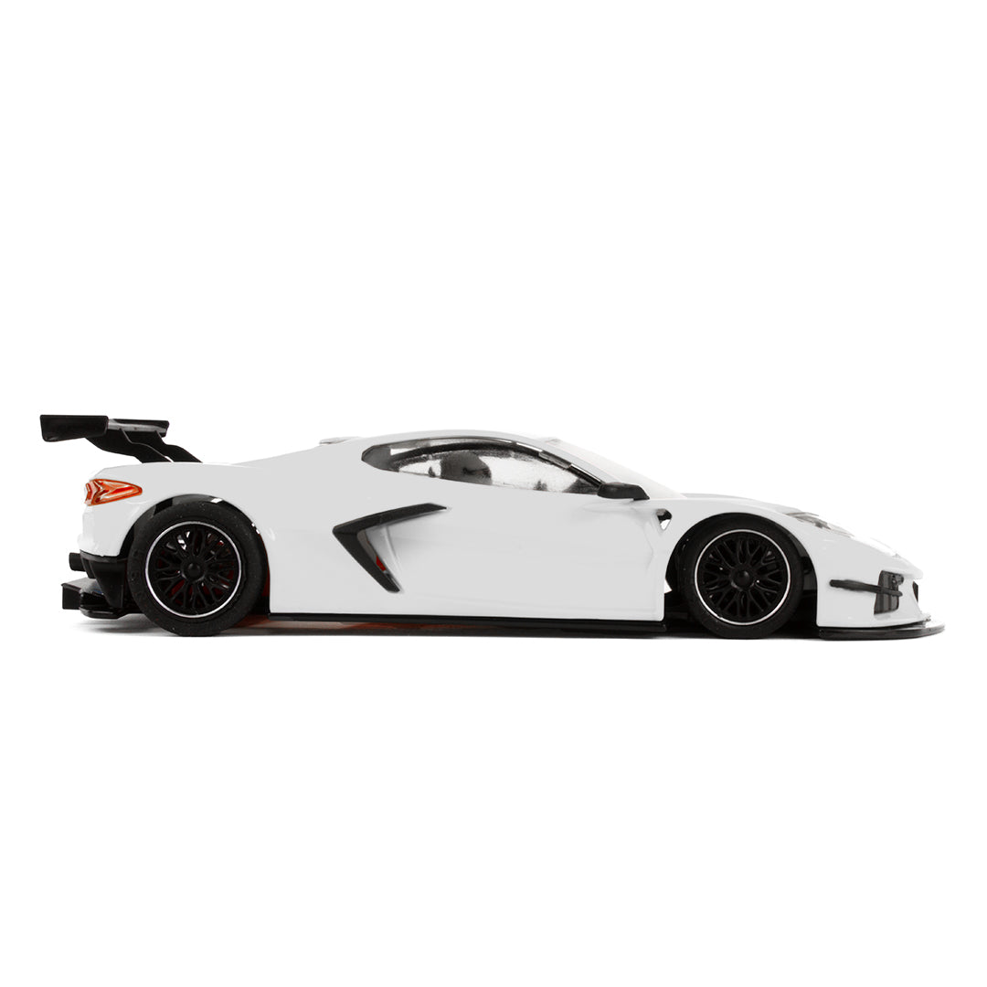 NSR0394AW Corvette C8R Test Car, White| Clover Leaf Racing