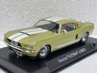 LEMU506S/W Thunderslot 1967 Shelby Mustang GT500 Lime Gold 1:32 Slot Car