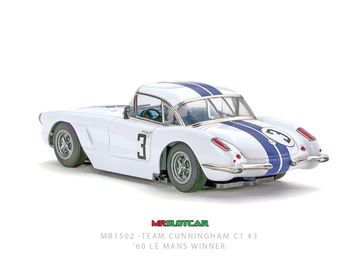 MR Slotcar MR1502 - Team Cunningham C1 #3 - '60 Le Mans Winner
