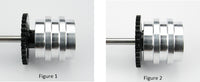 CBD0027 CB Design 5-Spoke Racing 15 x 13 Aluminum Wheels