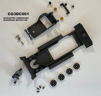CG Slotcars CG3DC001 Scalextric Barracuda 3D Chassis