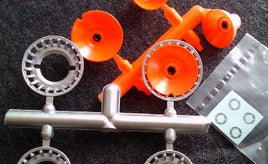 G5R04  BBS Aero Conic  Wheel Inserts-Orange