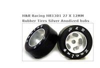 HR1301 HRW2712R 27X12mm Rubber Tires and Silver Anodized Setscre