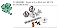 NSR4209 Front & Rear PRO Axle Kit SW NSR Applications