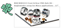 NSR4213 Front & Rear PRO Axle Kit - Anglewinder setup for Ninco
