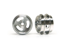 W15810215AH Aluminum Ø15.8x10x1.5mm wheels, M2 grub, double should holed channel, 1.2g (2x) - ex PA49-Alh