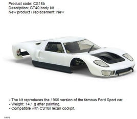 CS18B Unpainted Body Kit for Ford GT40 MK1 Body
