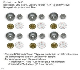 PA55 Wheel Inserts - Group C