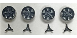IN001C Lola Wheel Inserts with Three Pole Knock-offs