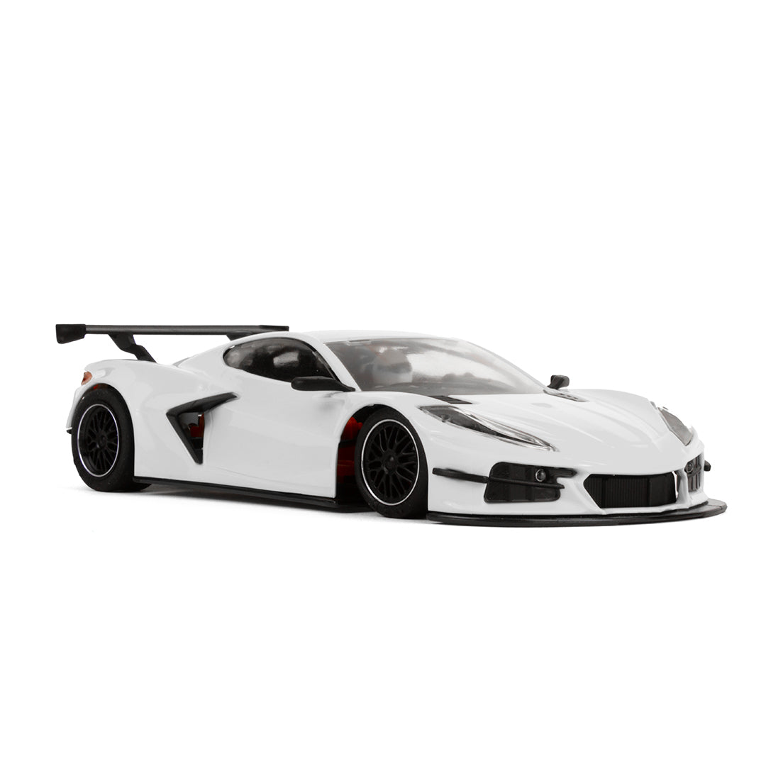 NSR0394AW Corvette C8R Test Car, White| Clover Leaf Racing