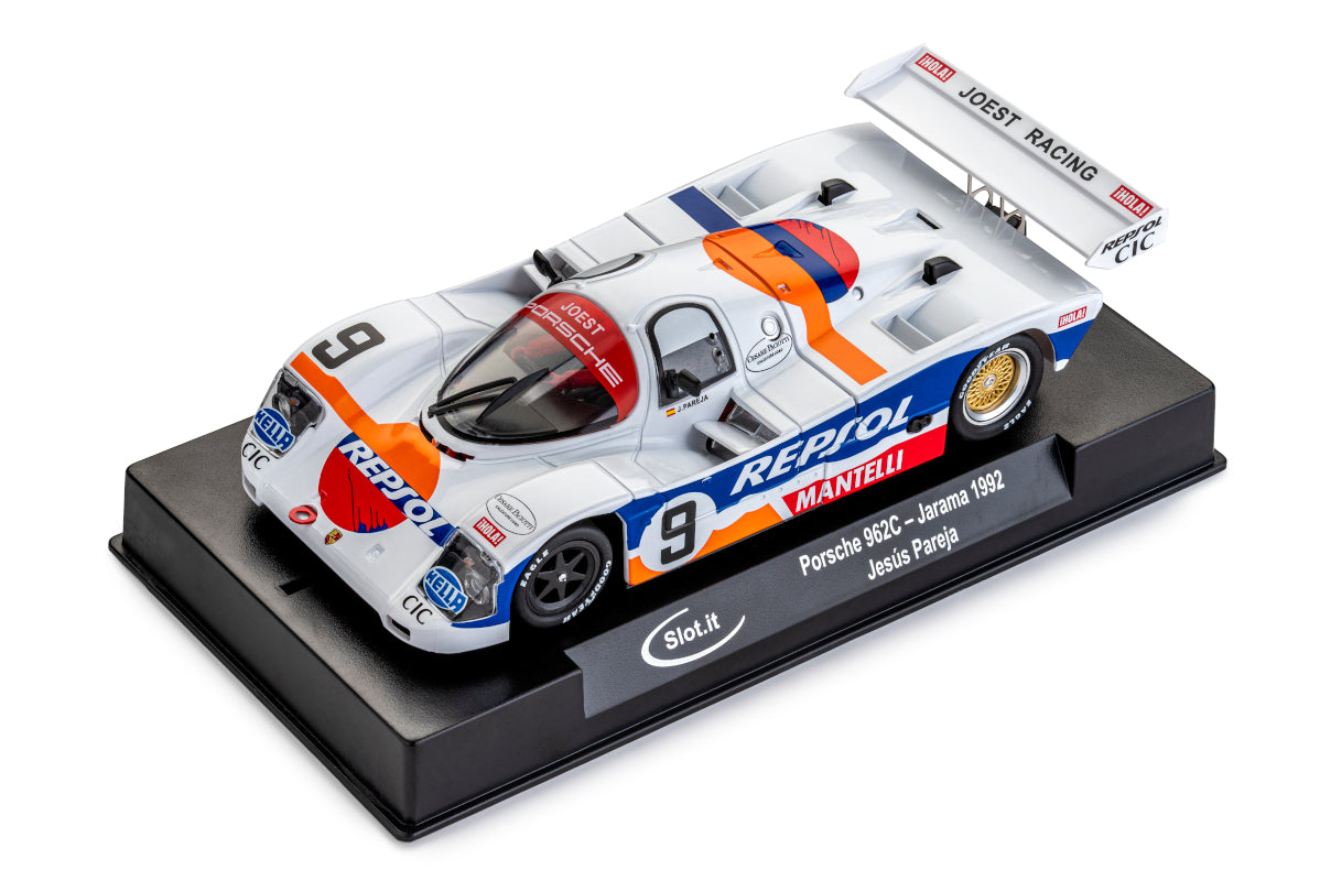 Porsche 962C スロットカーセット CA52C - Porsche 962C - #9 Repsol - '92 Jarama| Clover Leaf Racing