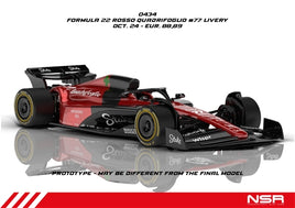 NSR0434IL Formula 22 Rosso Quadrifoglio No. 77 Livery