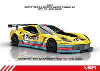 NSR0437SW Corvette C7.R Martini Livery Yellow No.2