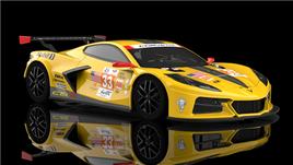 NSR0550SW CORVETTE C8.R LE MANS 24H 2021 GTE PRO #33 AW KING 21 EVO3