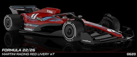 NSR 0620IL Formula 22/26 Martini Racing Red Livery #7