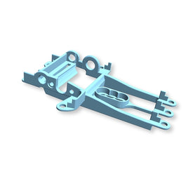 NSR 1332 Sidewinder Motor Mount - for Hypercars - Offset +1.0mm - Soft Blue