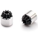 PPI429o20-bg 9 tooth Ø4.2mm bevel pinion, internal Ø:2mm, plastic, (2x)