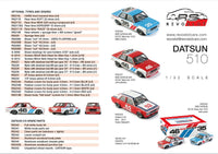RevoSlot RS0200 Datsun 510 BRE SCCA Trans-Am No. 35