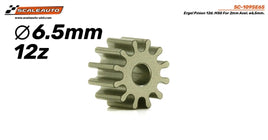 SC-1095E65 BRASS Ergal Pinions 12 Tooth for 2mm motor shaft