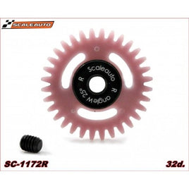 SC-1172R 32T ANGLEWINDER Gear for 3/32" (2.37mm) Axles Pink