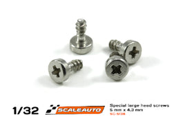 SC-5138 Body and pod screws 4.3mm head 5mm long x 4