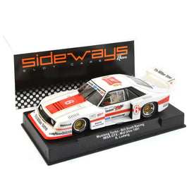 SW46 Sideways 1/32 Analog RTR - Mustang Turbo - Bill Scoot Racing - Imsa GTX - Mid Ohio 1981 - K.Ludwig - It’s MILLER TIME