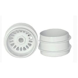 STAFFS151 BBS Deep Dish Aluminum Air Wheels White 16.9 x 10mm (x2)