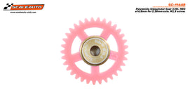 SC 1164R Polyamide Sidewinder Gear 33th. M50 ø16,5mm for 2.38mm axle. M2,5 screw.