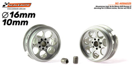 SC-4086D25 Aluminum rim 16.0x10mm.