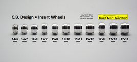 CBD1150 CB Design Insert 15.8 x 11mm Aluminum Wheels