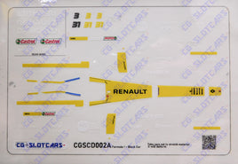 CGSCD002A GRAPHICS FOR BLACK POLICAR F1 MONOPOSTO