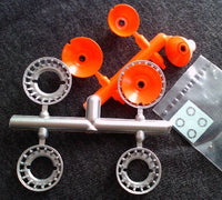 G5R04  BBS Aero Conic  Wheel Inserts-Orange