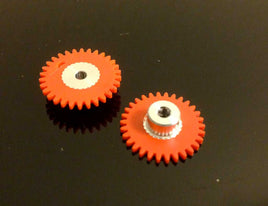 THGE30SWP spur gear plastic 30 teeth, dia. 17mm. (orange)