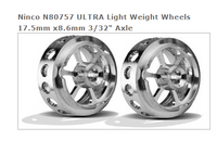 Ninco N80757 ULTRA Light Weight Wheels 17.5mm x8.6mm 3-32" Axle