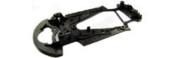 NSR1402 MEDIUM (Black) Chassis for Audi R8 Inline or Anglewinder