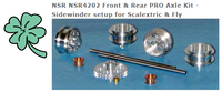 NSR4202 Front & Rear PRO Axle Kit - Sidewinder setup for Scalext