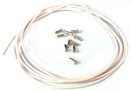 NSR4824 Silicone Lead Wire 1M + Brass Cups
