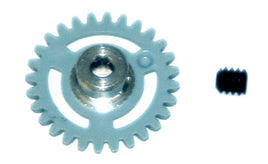 NSR6628 28t 16mm PLASTIC ANGLEWINDER GEAR GRAY for NSR