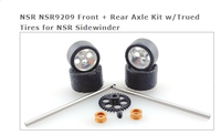 NSR9209 Front + Rear Axle Kit w-Trued Tires for NSR Sidewinder