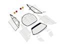 PCS03V - FERRARI F40 LM Transparent parts