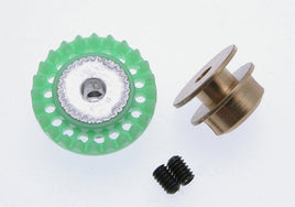 SC-1110R Nylon crown Gear 24t.  M50 with M2 screw for 3-32" axle