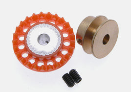 SC-1111 Nylon crown Gear 25t.  M50 with M2 screw for 3-32" axle