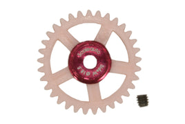 SC-1145 Spur Gear 35t. For 3-32" Axle  diameter 18.5mm -red-