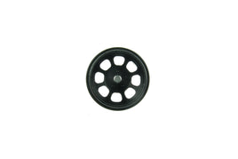 Stock Car Wheels Black Aluminum 15x12mm