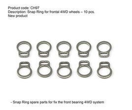 CH97 Four Wheel Drive Snap Ring, Front Wheels