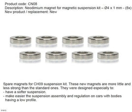 CN08 Magnetic Suspension Magnets - 4mm x 1mm
