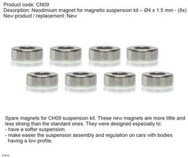 CN09 Magnetic Suspension Magnets - 4mm x 1.5mm