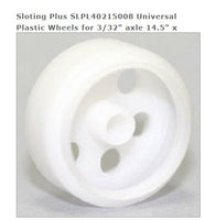 Universal Plastic Wheels 14.5" x 8mm for 3-32" axle SLPL40215008
