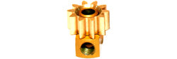 SP085712 12 Tooth Brass removable 7.5mm OD pinion