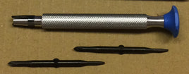 SP143001 Alum. Screwdriver with 2 reversible tips SLPL9101